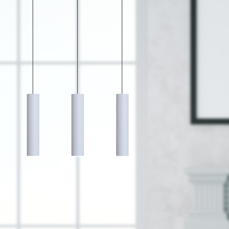 Orren Ellis Nevcivan 3 Light Kitchen Island Cylinder Pendant